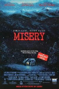 Poster for Misery (1990).