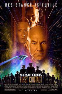 Poster for Star Trek: First Contact (1996).