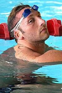 Poster for Ian Thorpe: The Swimmer (2012).