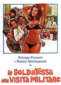Plakát k filmu Soldatessa alla visita militare, La (1977).