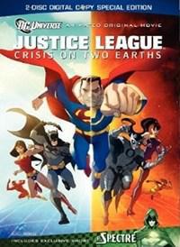 Poster for Justice League: Crisis On Two Earths (2010).