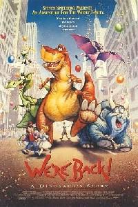 Poster for We're Back! A Dinosaur's Story (1993).