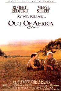 Plakat filma Out of Africa (1985).
