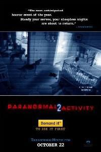 Plakát k filmu Paranormal Activity 2 (2010).