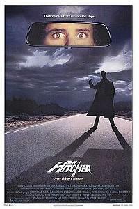 Plakát k filmu The Hitcher (1986).