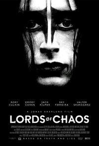 Обложка за Lords of Chaos (2018).