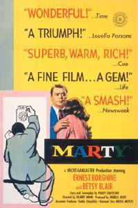 Cartaz para Marty (1955).