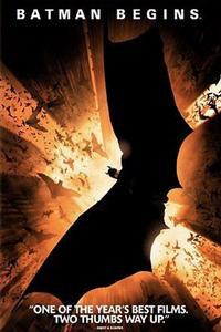 Plakát k filmu Batman Begins (2005).