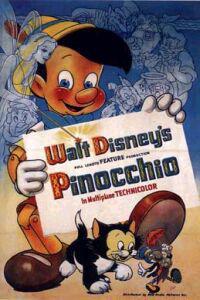 Plakát k filmu Pinocchio (1940).