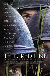 Cartaz para The Thin Red Line (1998).