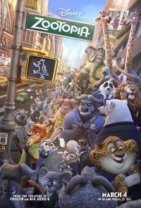 Poster for Zootopia (2016).
