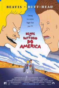 Plakat Beavis and Butt-Head Do America (1996).