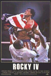 Plakat filma Rocky IV (1985).