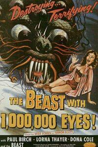 Plakát k filmu Beast with a Million Eyes, The (1956).