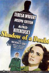 Cartaz para Shadow of a Doubt (1943).