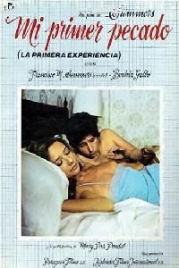 Poster for Mi primer pecado (1976).