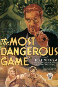 Plakát k filmu Most Dangerous Game, The (1932).