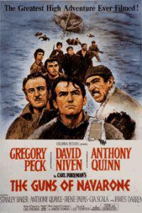 Омот за The Guns of Navarone (1961).