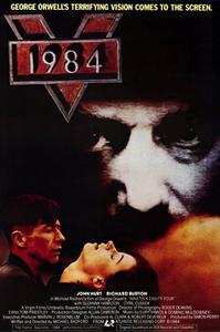 Plakát k filmu Nineteen Eighty-Four (1984).