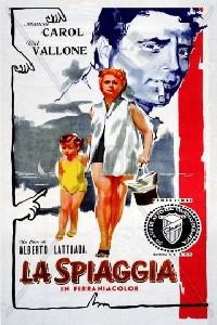 Plakat filma Spiaggia, La (1954).