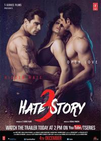 Plakát k filmu Hate Story 3 (2015).
