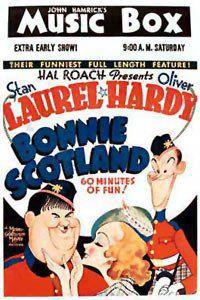 Poster for Bonnie Scotland (1935).