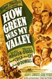 Plakát k filmu How Green Was My Valley (1941).