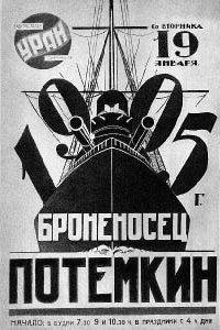 Plakát k filmu Bronenosets Potyomkin (1925).