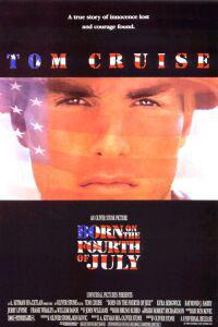 Poster for Born on the Fourth of July (1989).