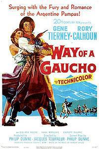 Poster for Way of a Gaucho (1952).