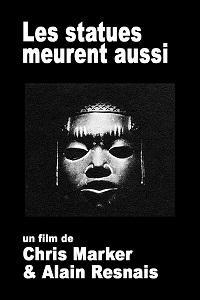 Poster for Les statues meurent aussi (1953).
