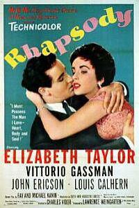 Poster for Rhapsody (1954).