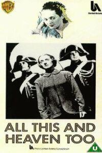 Омот за All This, and Heaven Too (1940).