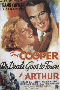 Plakát k filmu Mr. Deeds Goes to Town (1936).