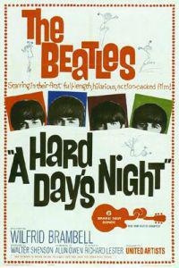 Poster for Hard Day's Night, A (1964).