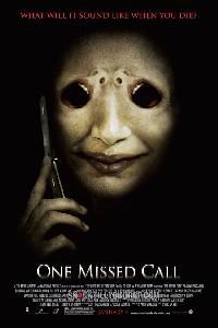 Plakat filma One Missed Call (2008).