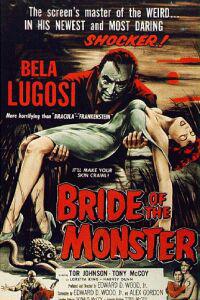 Plakat filma Bride of the Monster (1955).