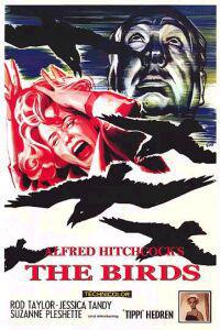 Plakát k filmu The Birds (1963).