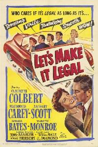 Poster for Let's Make It Legal (1951).