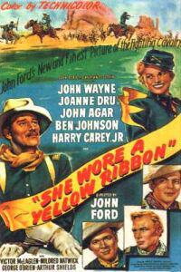 Cartaz para She Wore a Yellow Ribbon (1949).