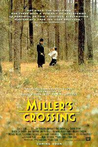 Plakát k filmu Miller's Crossing (1990).