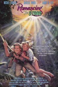 Plakat filma Romancing the Stone (1984).