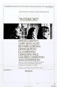 Plakat filma Interiors (1978).