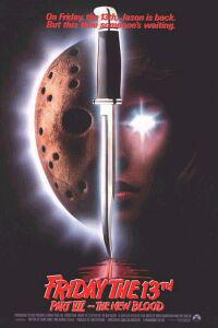 Plakat filma Friday the 13th Part VII: The New Blood (1988).