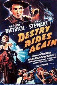 Обложка за Destry Rides Again (1939).