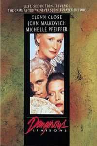 Plakát k filmu Dangerous Liaisons (1988).