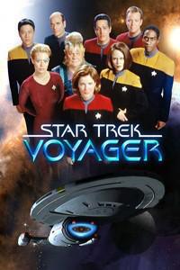Poster for Star Trek: Voyager (1995).