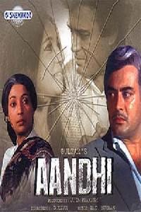 Poster for Aandhi (1975).
