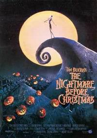 Cartaz para The Nightmare Before Christmas (1993).