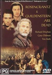 Plakát k filmu Rosencrantz & Guildenstern Are Dead (1990).